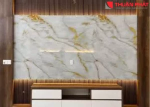 Tấm ốp nhựa giả đá tạo điểm nhân cho không gian nội thất Tấm ốp nhựa giả đá tạo điểm nhân cho không gian nội thất